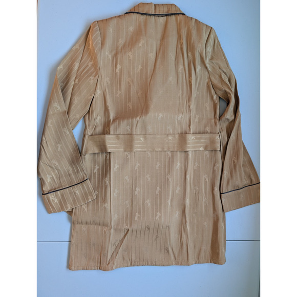 NWT L'AGENCE Skyler Collared Wrap Robe Jacket Size XXS Dark Khaki Horse #1G480 - Picture 12 of 13